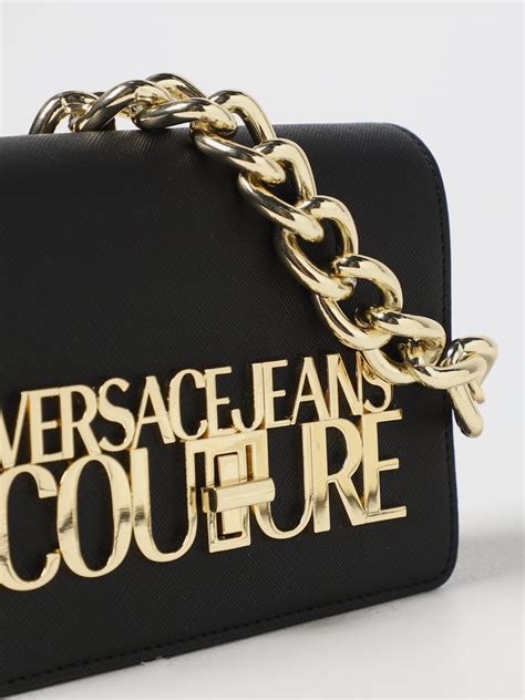 versace handbag black saffiano leather|Versace Handbags .